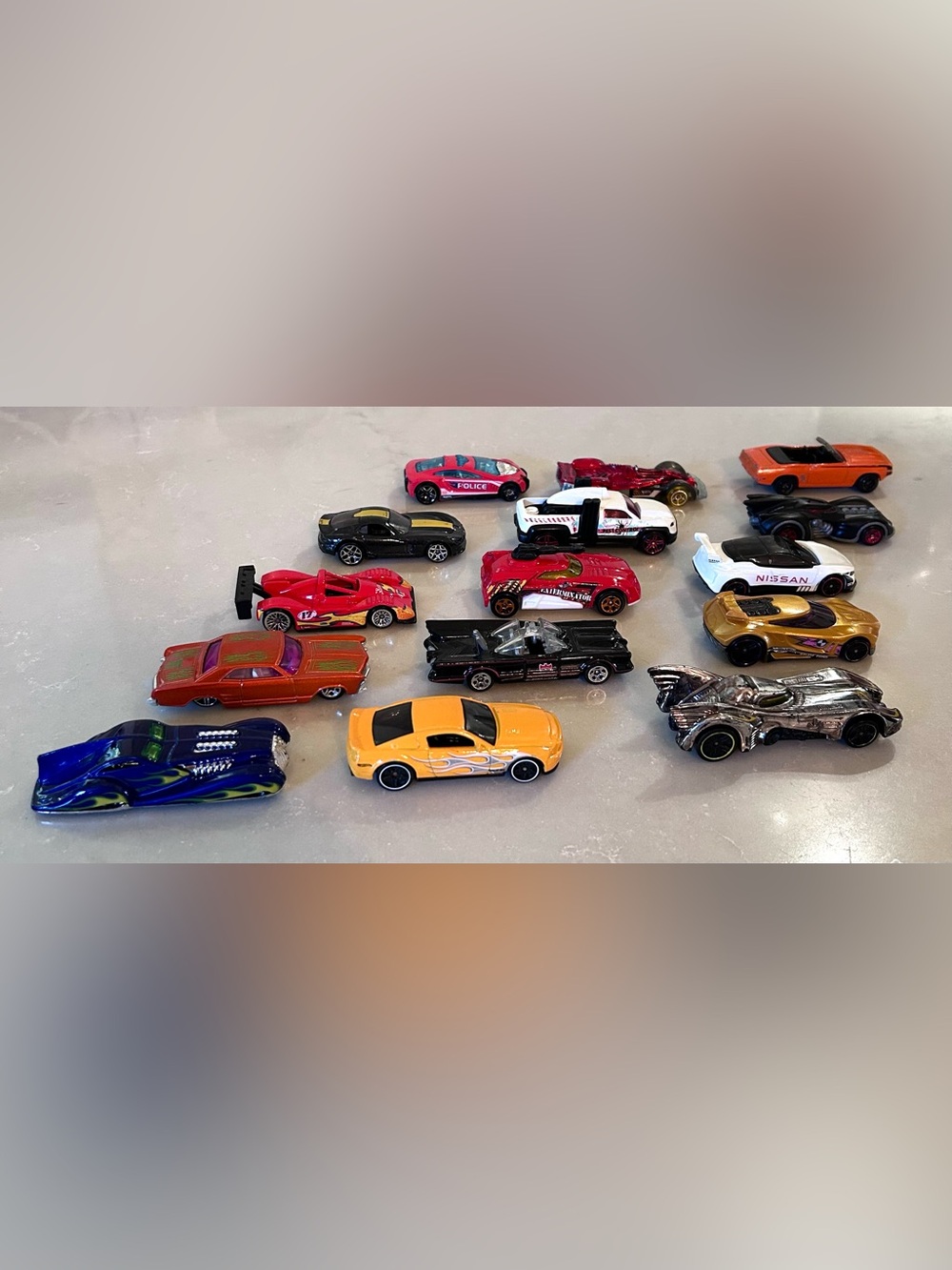 Hot Wheels and Matchbox cars